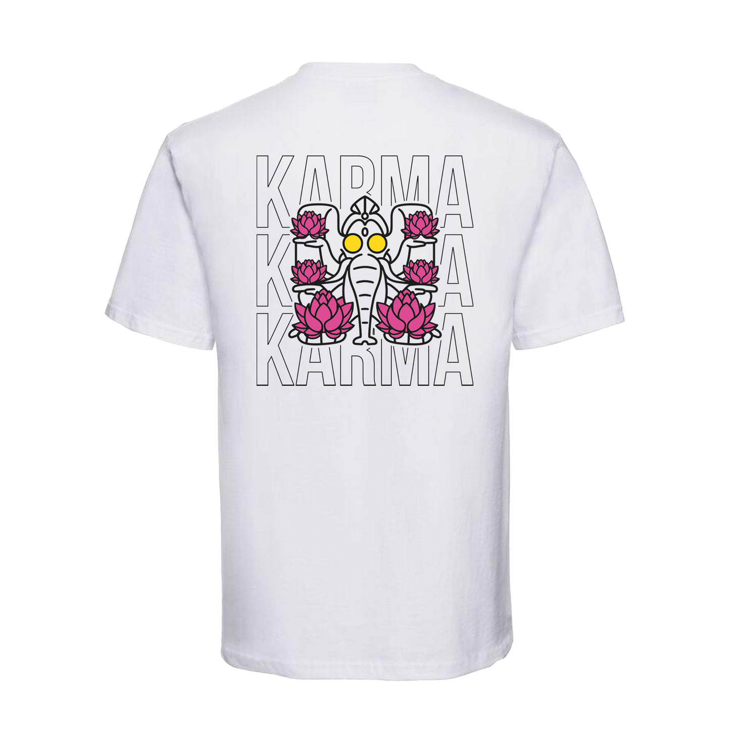 T-SHIRT KARMA - Blanc